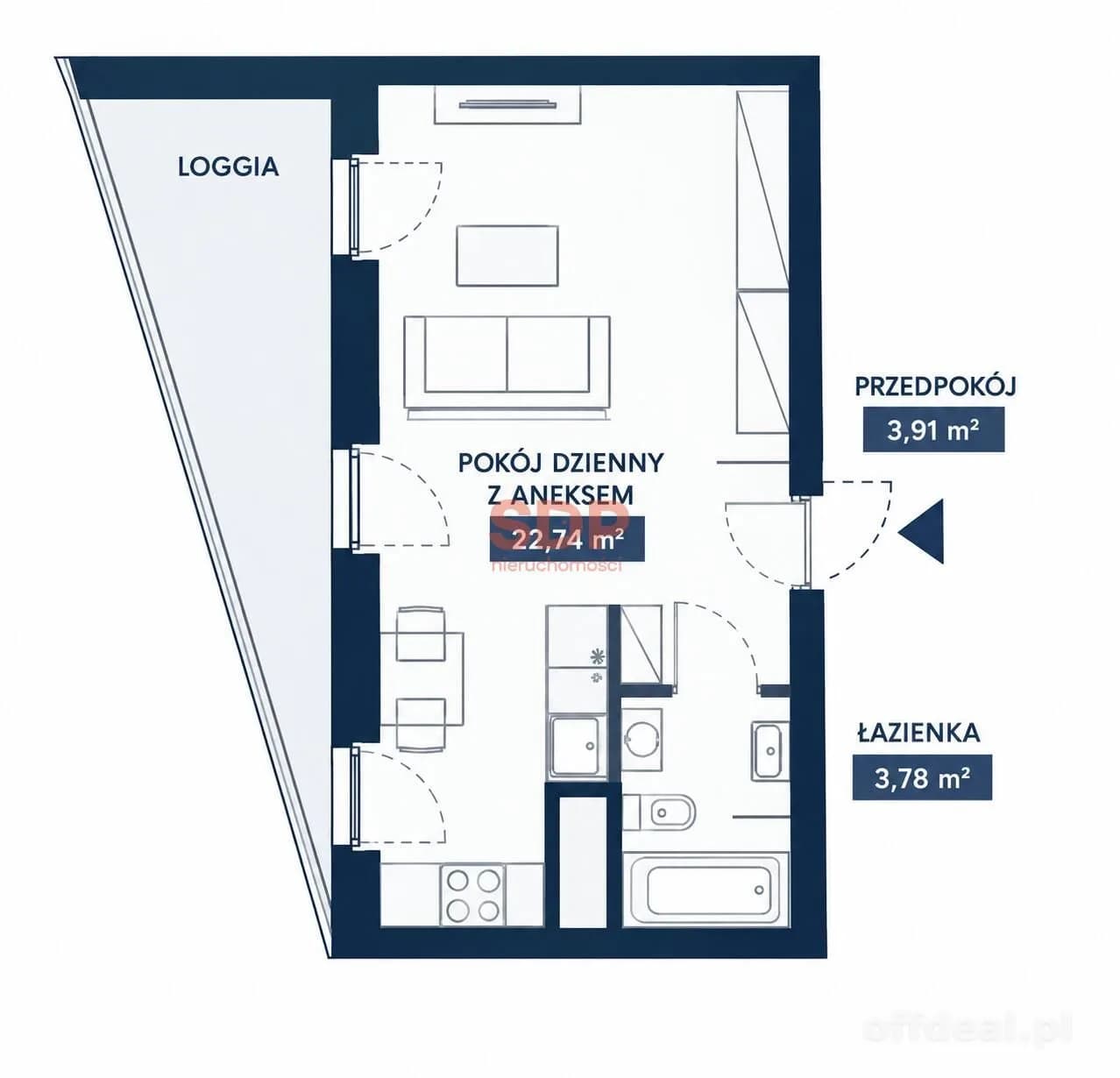 Photo 6: Appartement, 1 rooms, 30 m², Wrocław