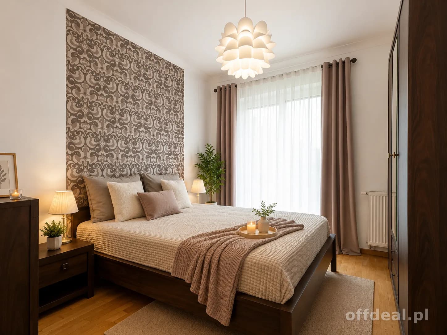Elegancki apartament z klimatyzacją i balkonem - w pełni wyposażony