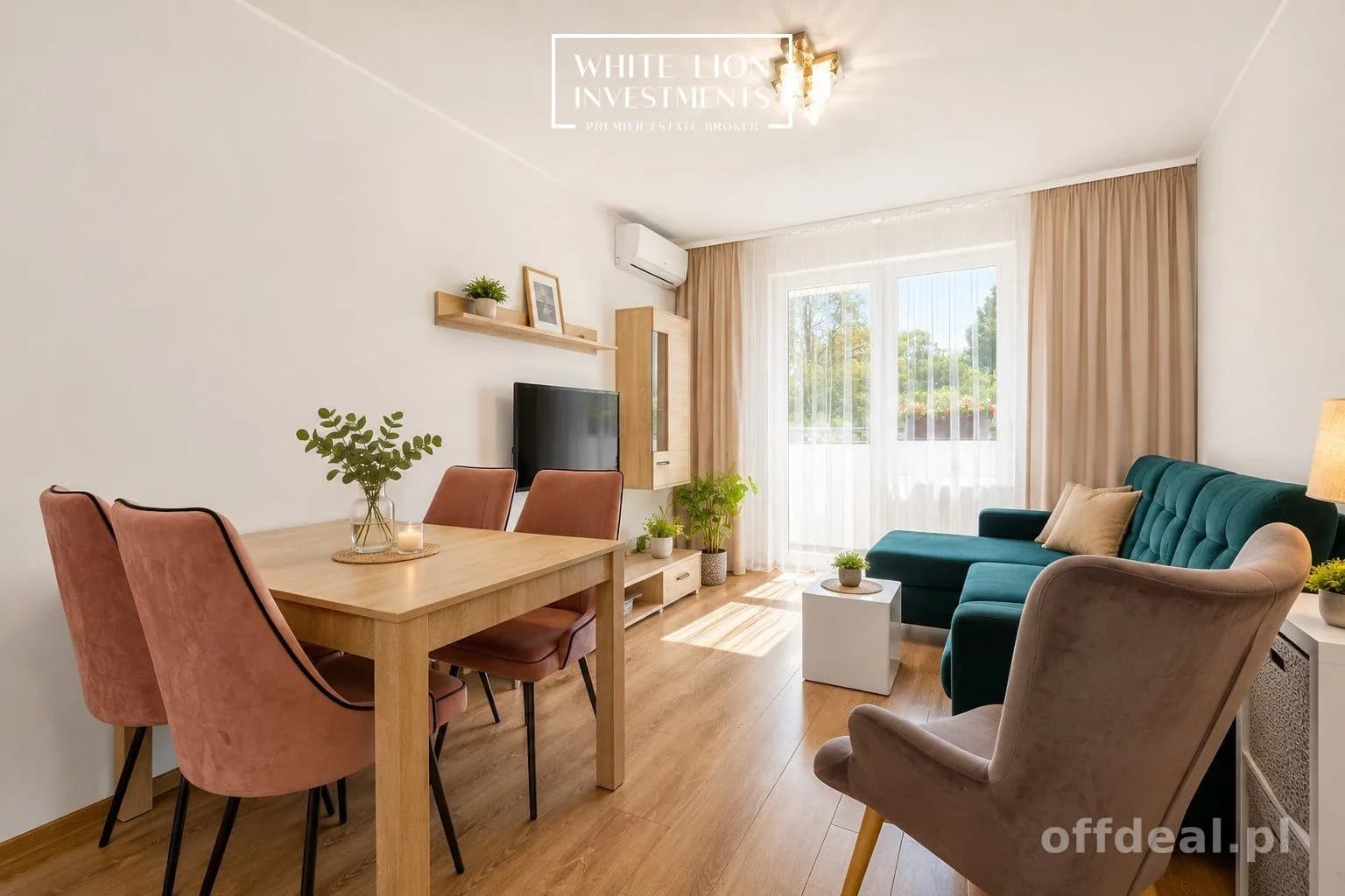3 pokoje | Balkon | Klimatyzacja | 100 m od metra
