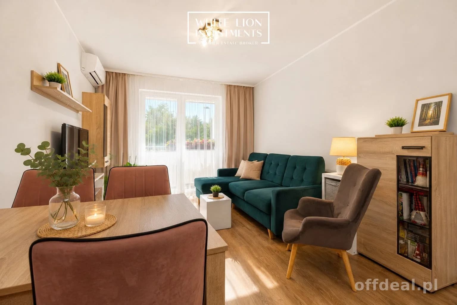 3 pokoje | Balkon | Klimatyzacja | 100 m od metra