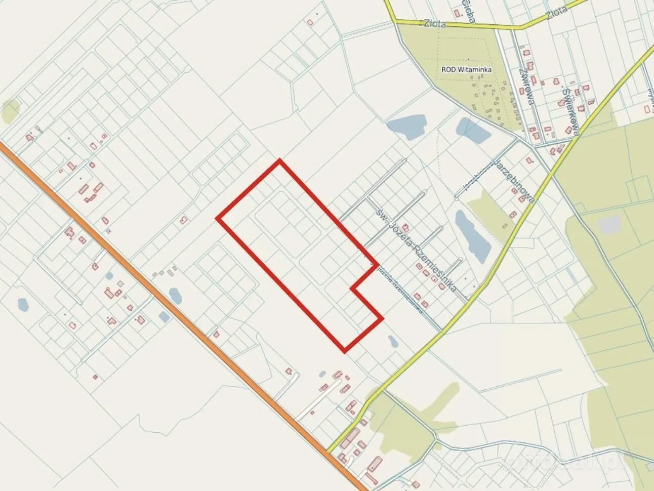 ділянка на продаж у Ełk, Maleczewo | 72 842 m²