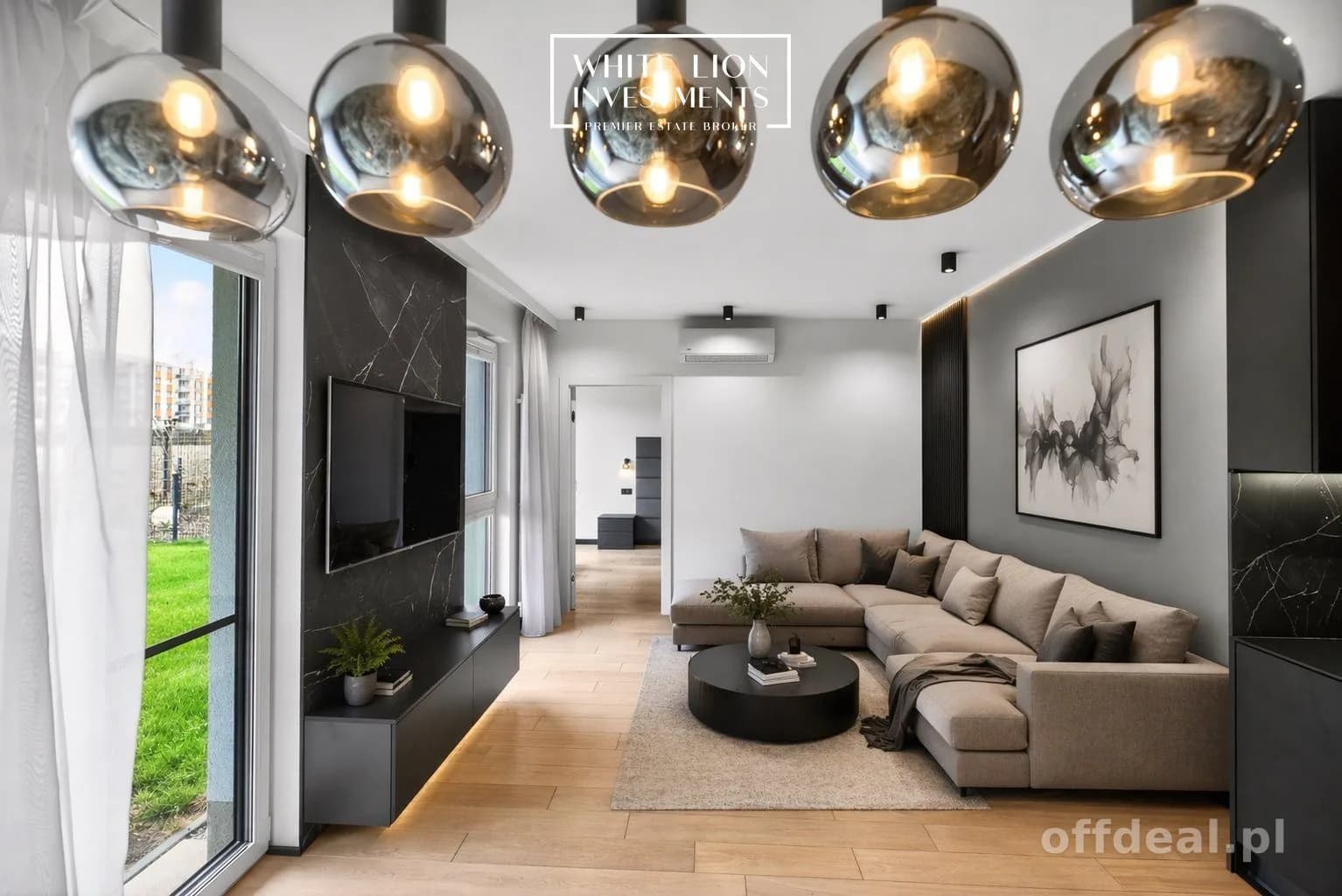 Designerski apartament 86 m² z ogrodem 135 m²