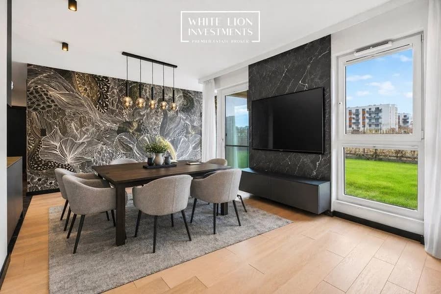 Designerski apartament 86 m² z ogrodem 135 m²