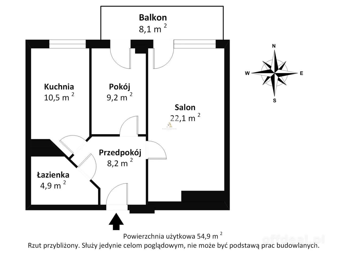 2 pok | Top Presiżowe Osiedle | Balkon