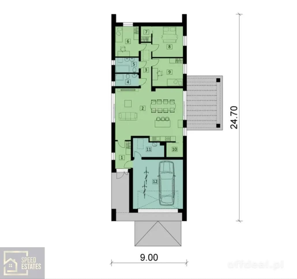 Zdjęcie 11: Dom, 4 pokoje, 114 m², Jelcz-Laskowice
