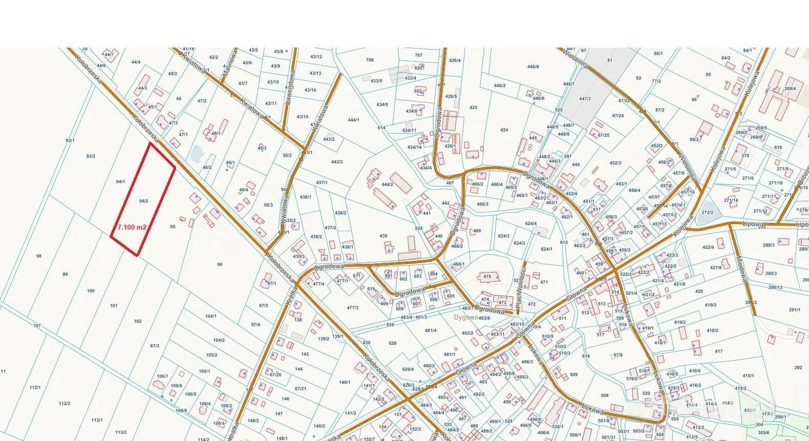 plot for sale in Dygowo | 7,100 m²