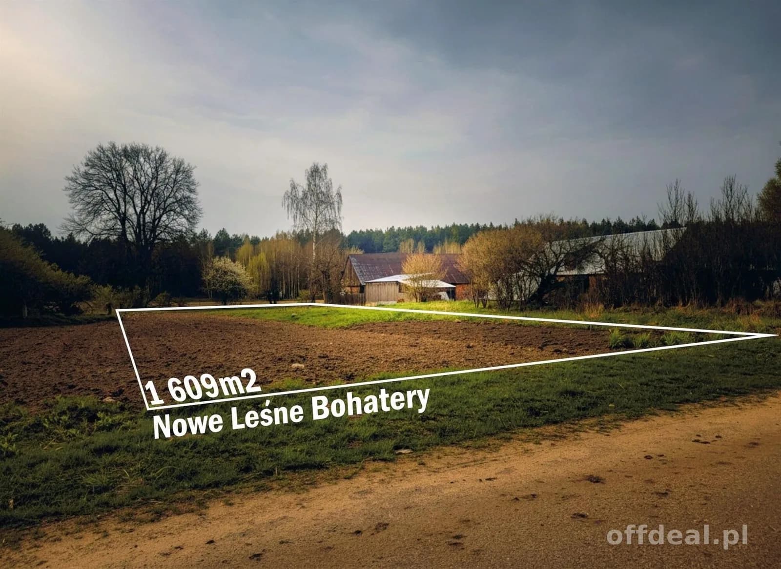 plot for sale in Lipsk, Nowe Leśne Bohatery | 1,609 m²
