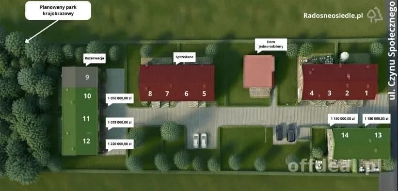 Nowe domy – Sulejówek, ul. Czynu Społecznego - blisko SKM