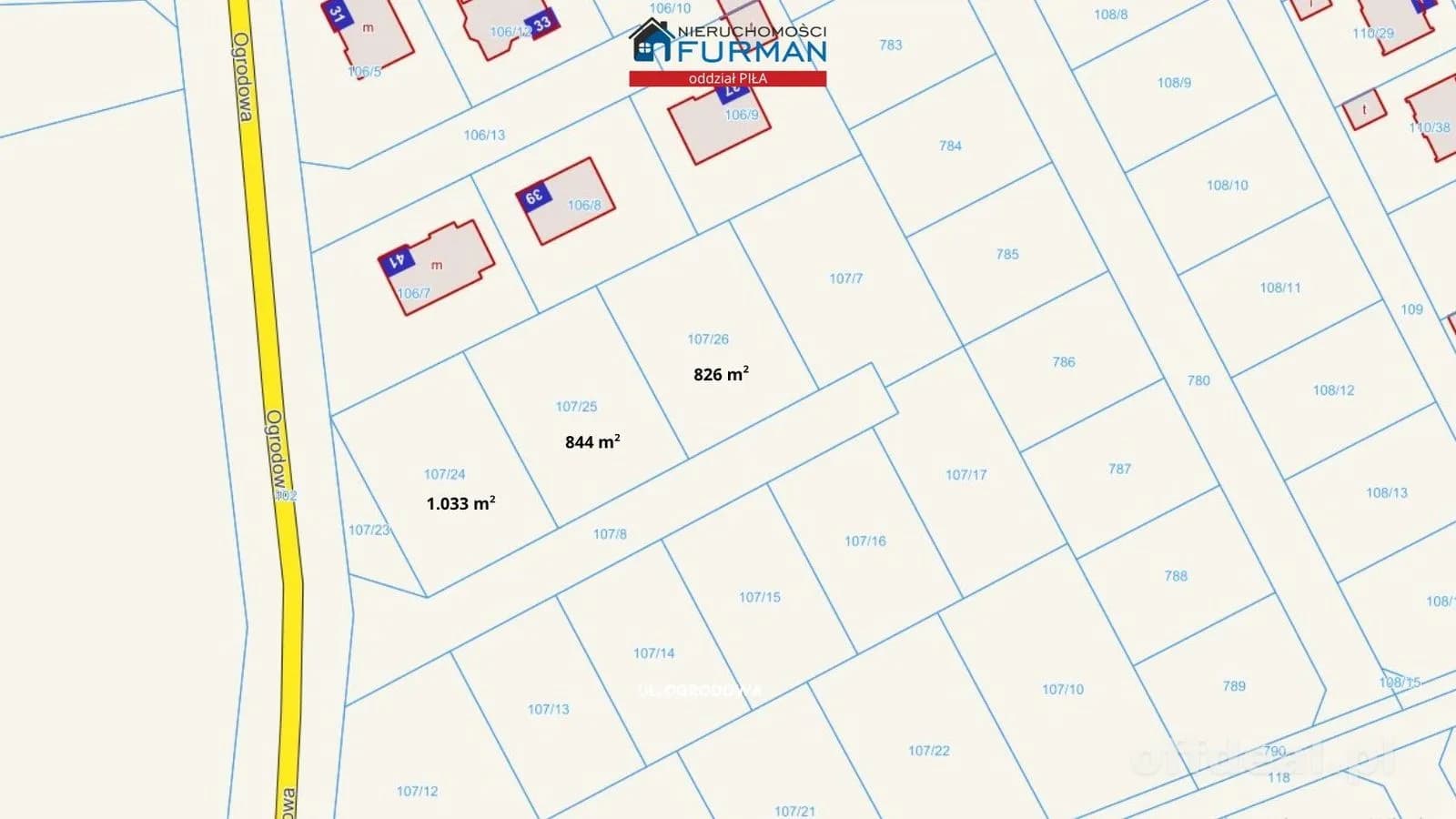 plot for sale in Szydłowo | 1,033 m²