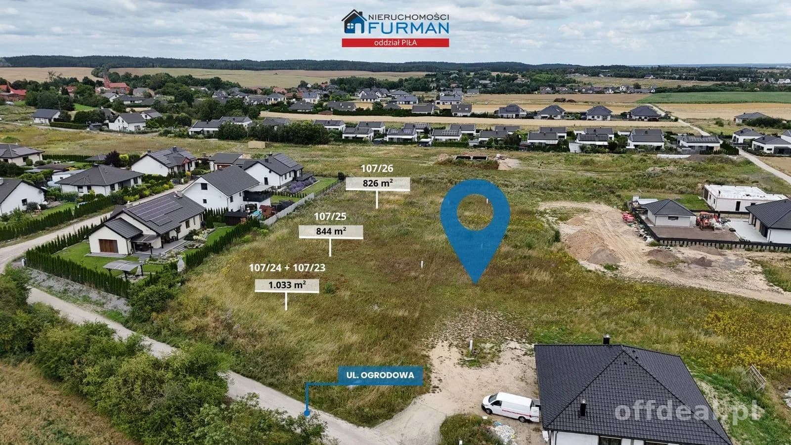 plot for sale in Szydłowo | 1,033 m²