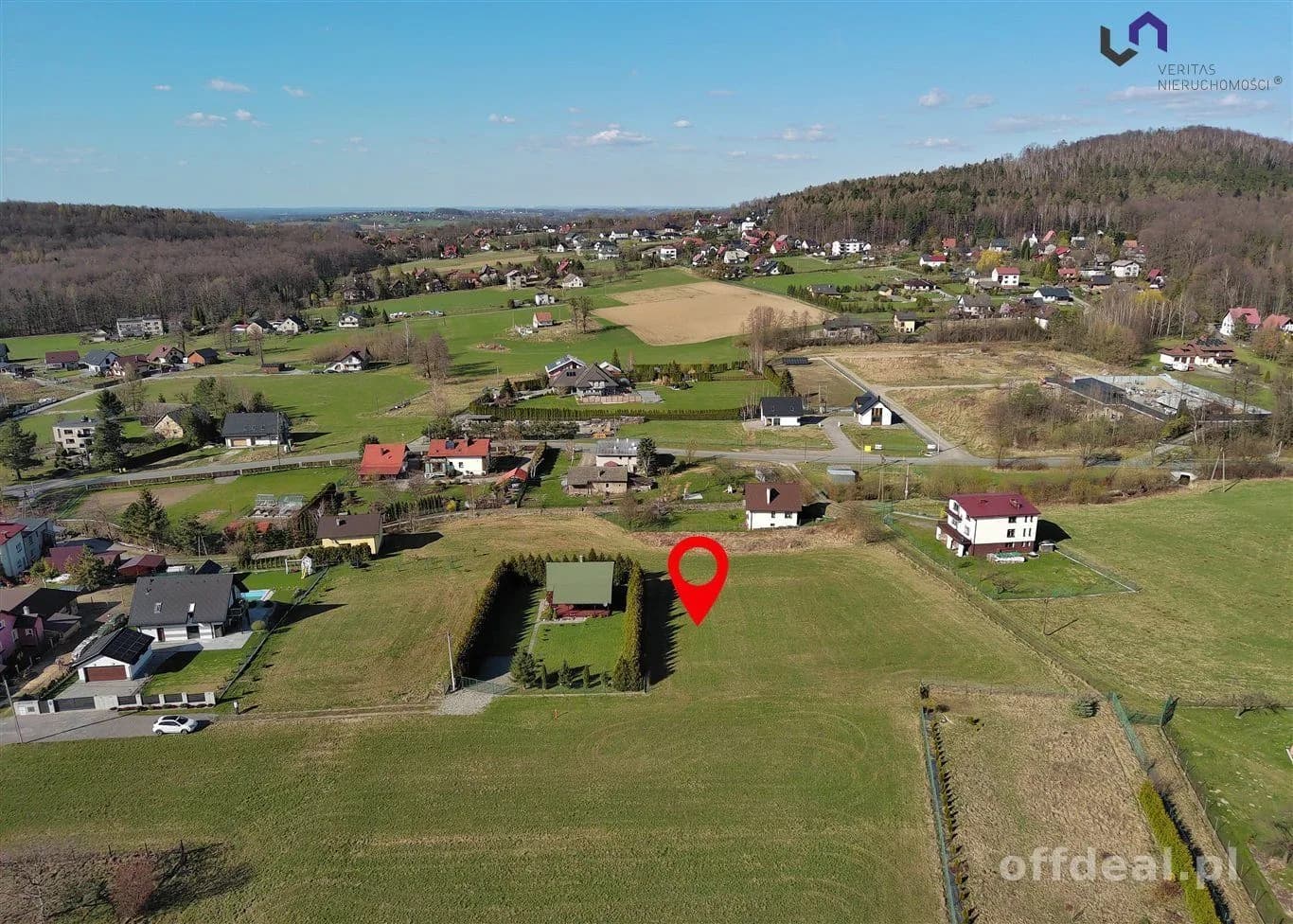 WIDOKOWA DZIAŁKA 1264m2 Górki Wlk.