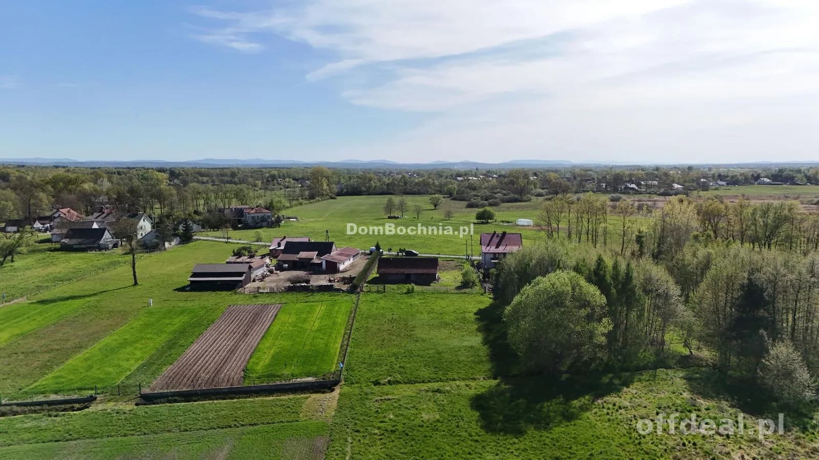 Dębina działka rolno budowlana 1.32ha stadnina