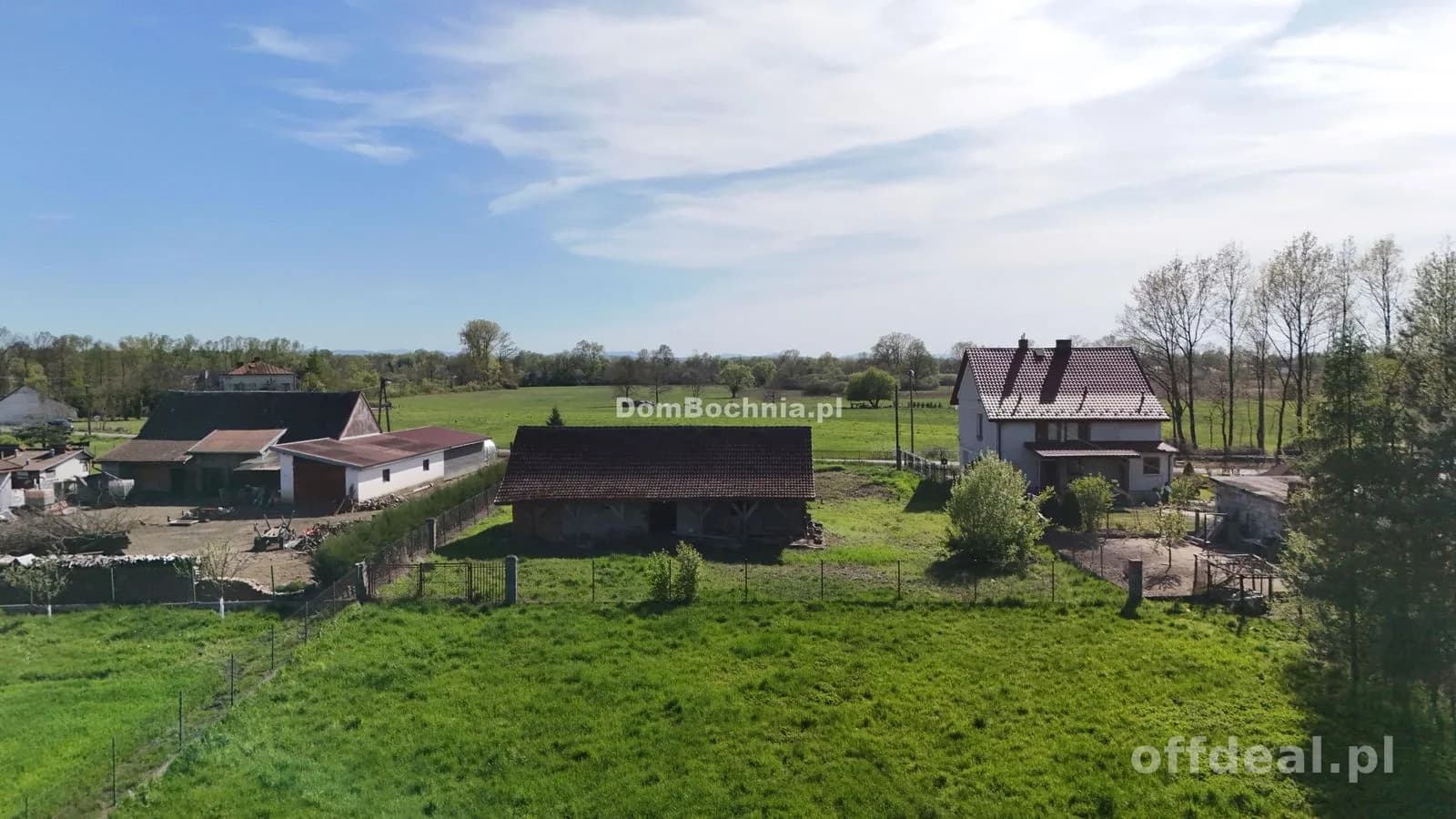 Dębina działka rolno budowlana 1.32ha stadnina