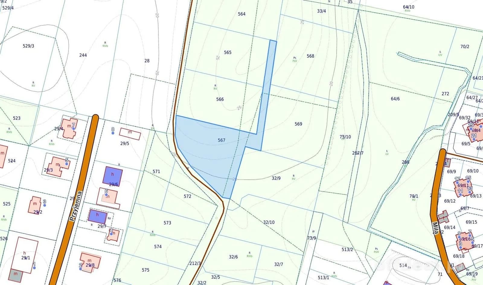 ділянка на продаж у Niekanin | 3 704 m²