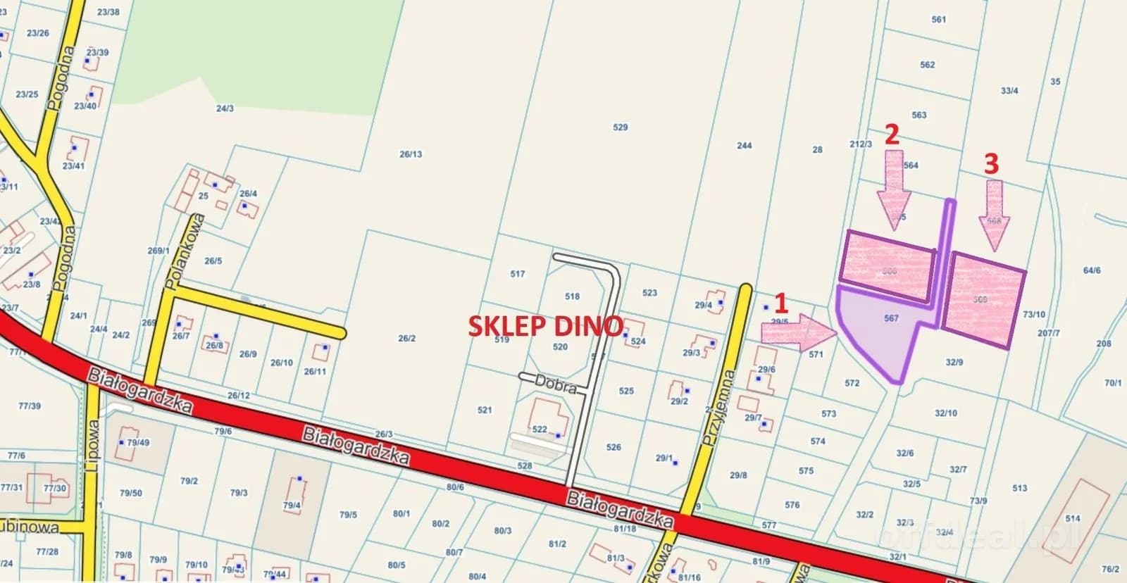 ділянка на продаж у Niekanin | 3 704 m²