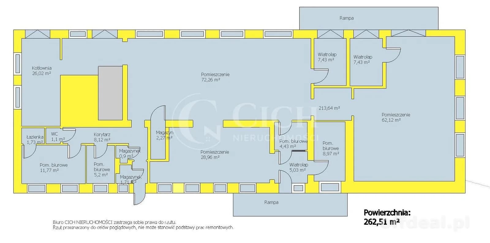 комерційна нерухомість в оренду у Chojnik | 262,5 m²