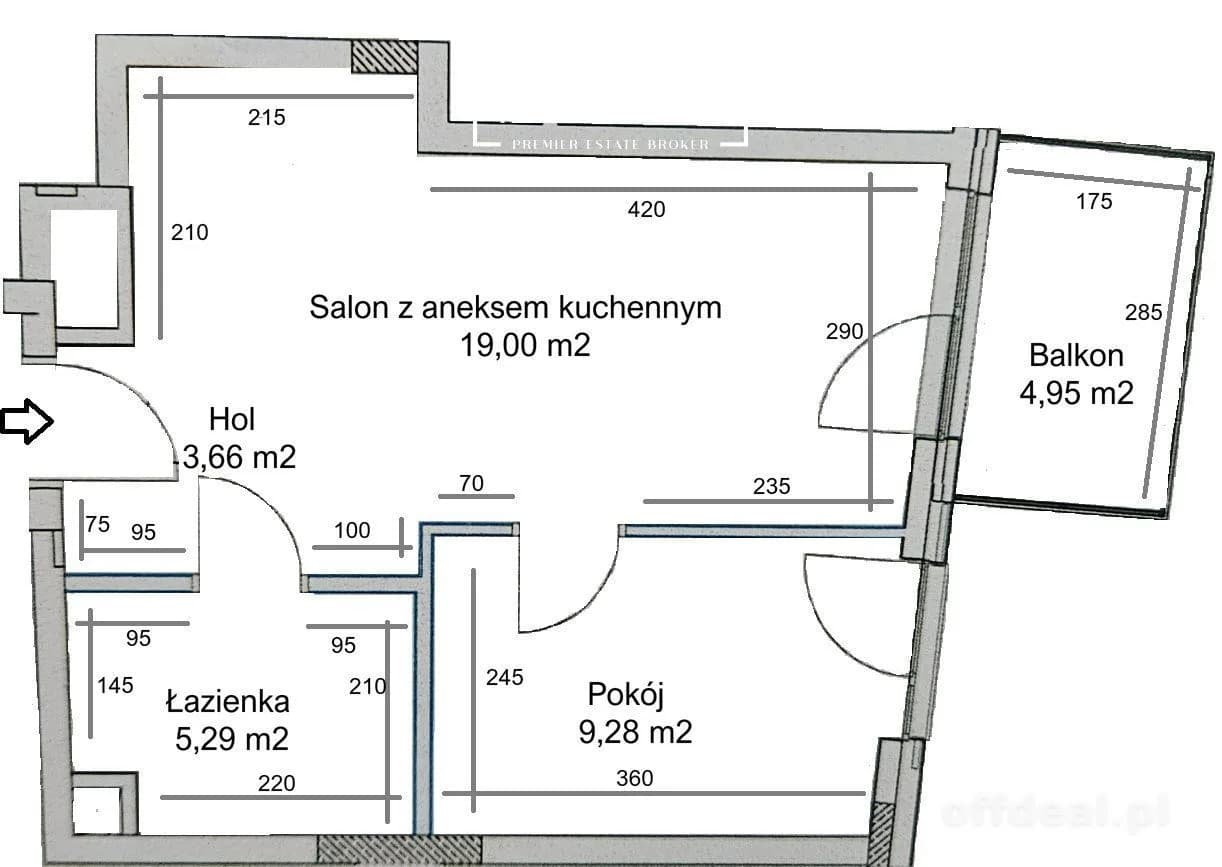 appartement à vendre à Warszawa, Ulów, Mokotów | 2 pièces | 37,5 m²