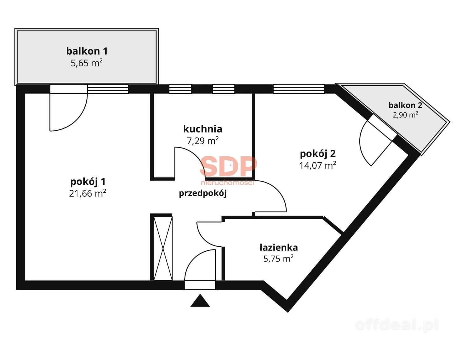 Zdjęcie 9: Mieszkanie, 2 pokoje, 57 m², Wrocław