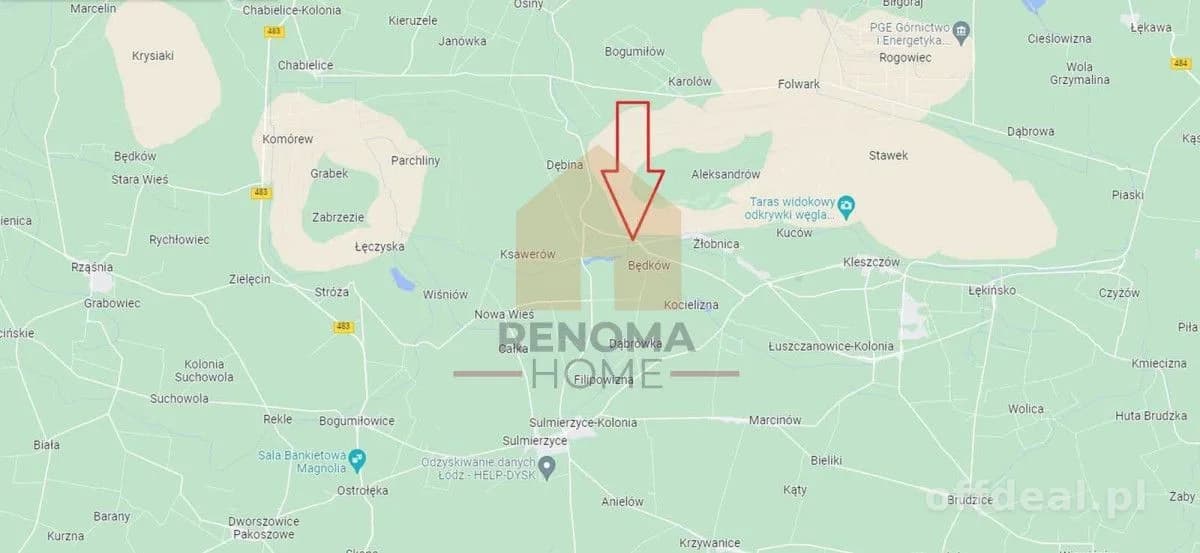 ділянка на продаж у Kleszczów | 2 629 m²