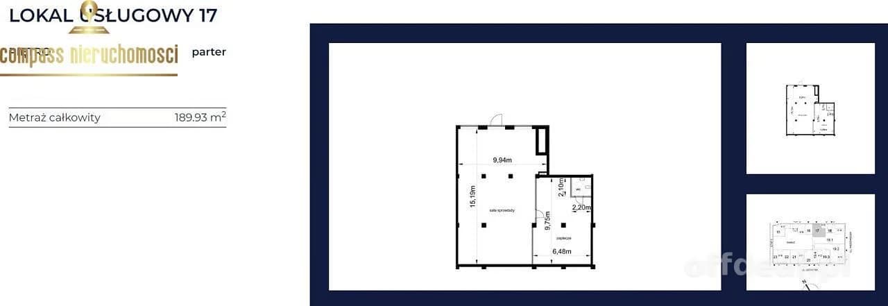 комерційна нерухомість на продаж у Wrocław, Fabryczna, Muchobór Mały | 189,93 m²
