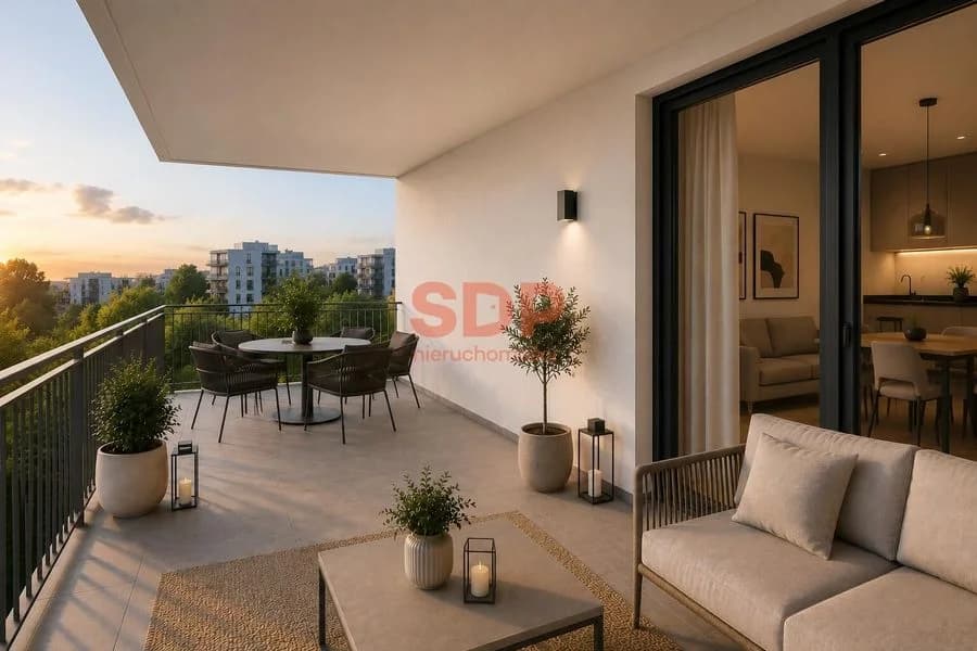 4 pokoje | 103 m² | Duża loggia | Blisko Odry i centrum