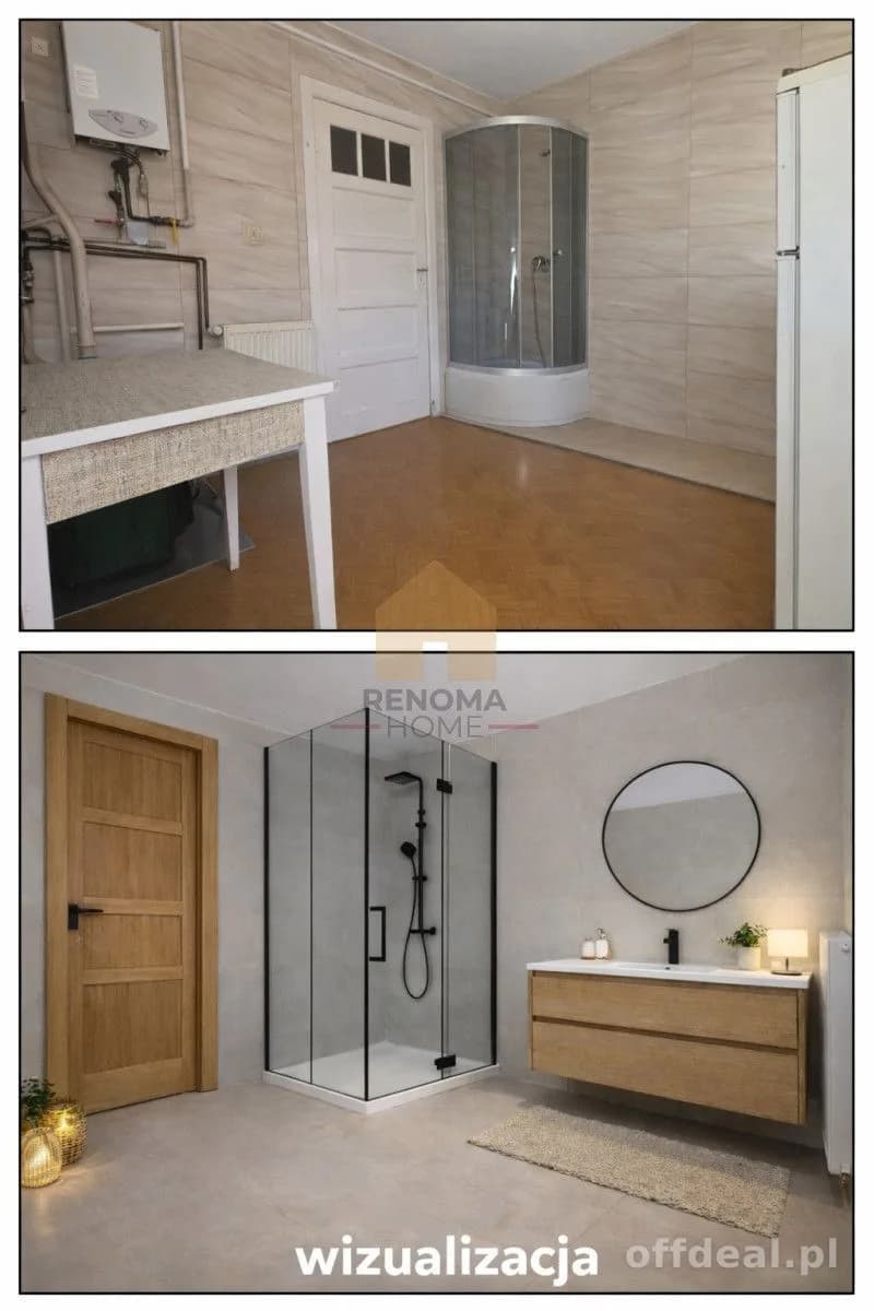 52 m2/do własnej aranżacji/ogródek/parking/strych