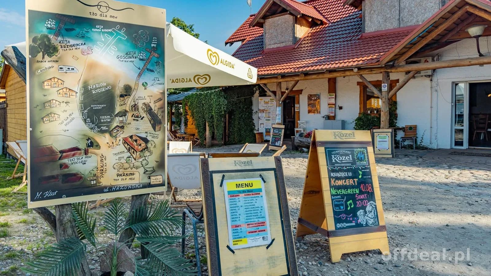 Na sprzedaż Port/Tawerna „Tło dla Mew” – Rydzewo, gm. Miłki