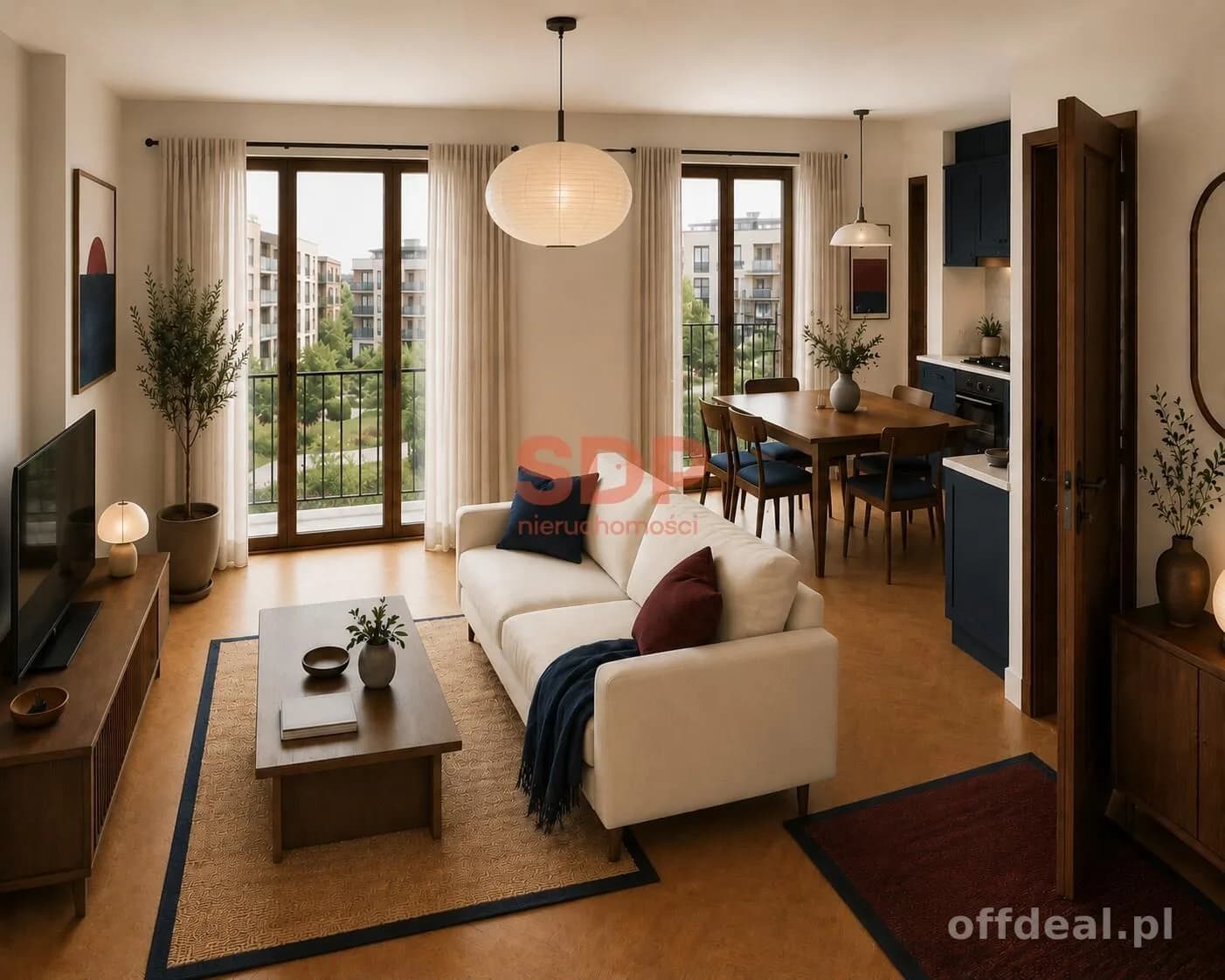 Niepowtarzalny apartament z trzema balkonami - 11,8 k / m2