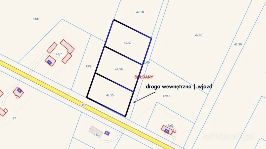 plot for sale in Sołdany
