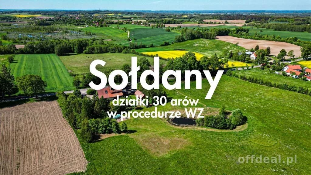 plot for sale in Sołdany