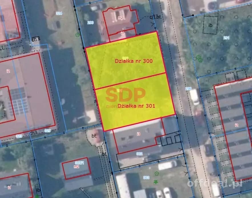 Mrzeżyno, 362 m2, budowlana, media