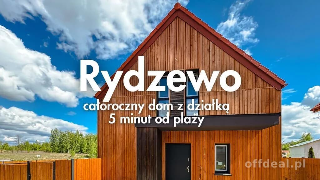 Rydzewo I dom całoroczny z ogrodem