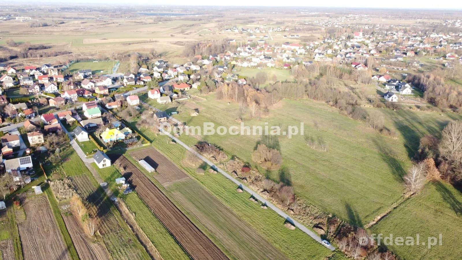 Krzeczów koło Bochni mała działka budowlana