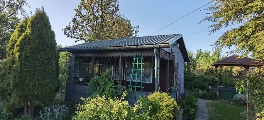 Działka ROD z domkiem, prądem oraz wodą os.Ksm