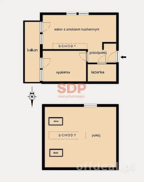3-Zimmer Wohnung zum Verkauf in Wrocław, Fabryczna, Leśnica | 60,9 m²
