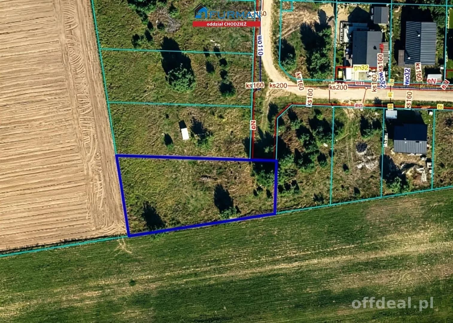 terrain à vendre à Konstantynowo | 1 493 m²