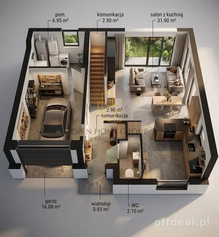 Zdjęcie 2: Dom, 5 pokoje, 131 m², Wilczyce