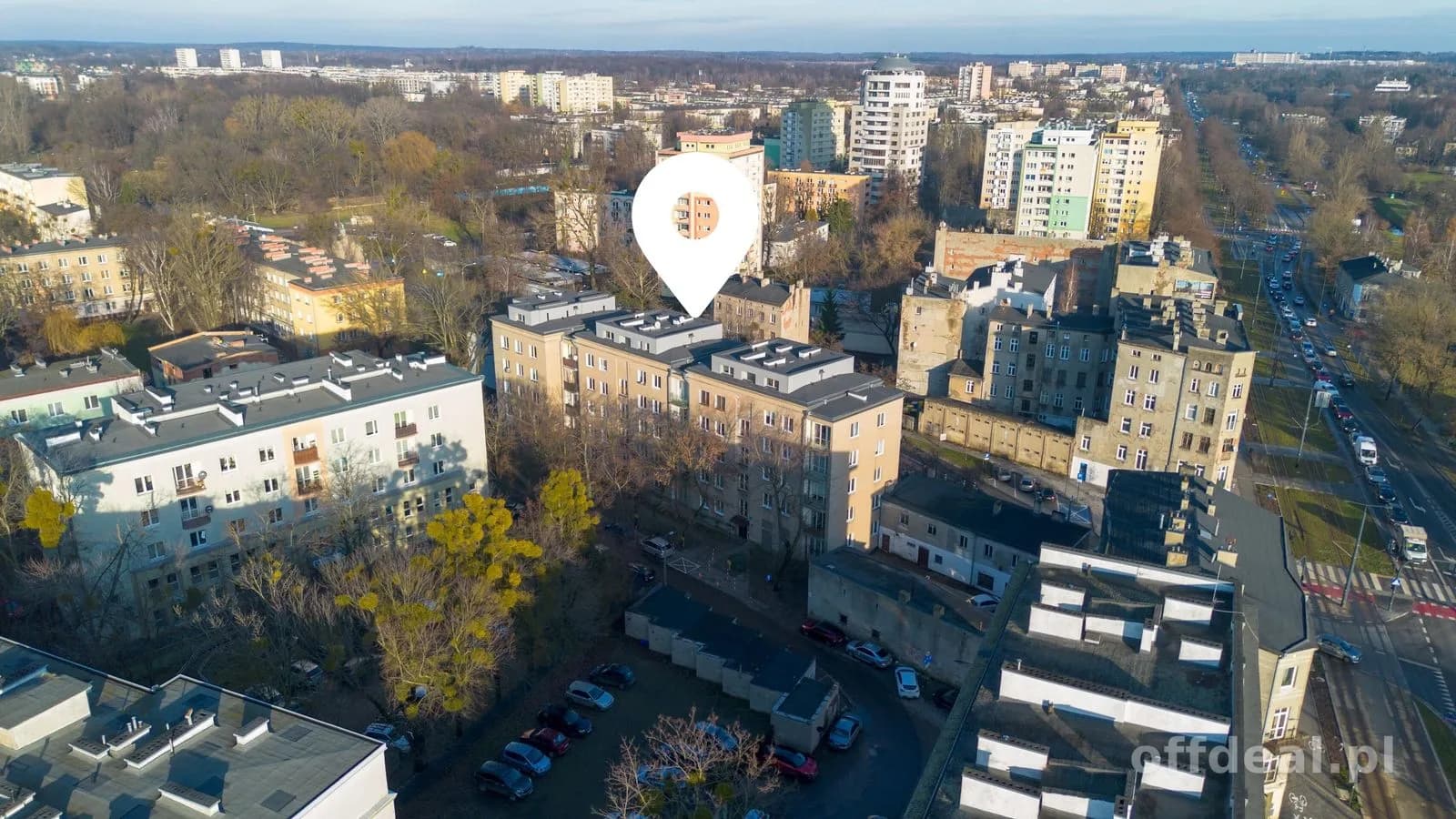 Duża kawalerka na Bałutach w otoczeniu parków