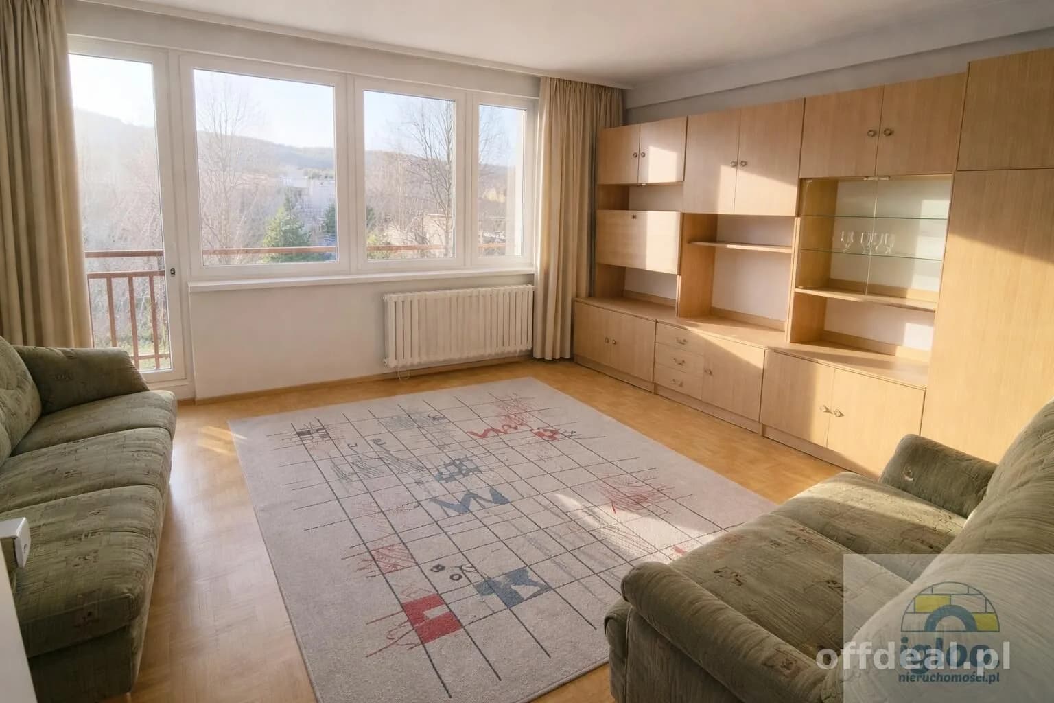 Rozkładowe 3 pokojowe mieszkanie barwinek loggia
