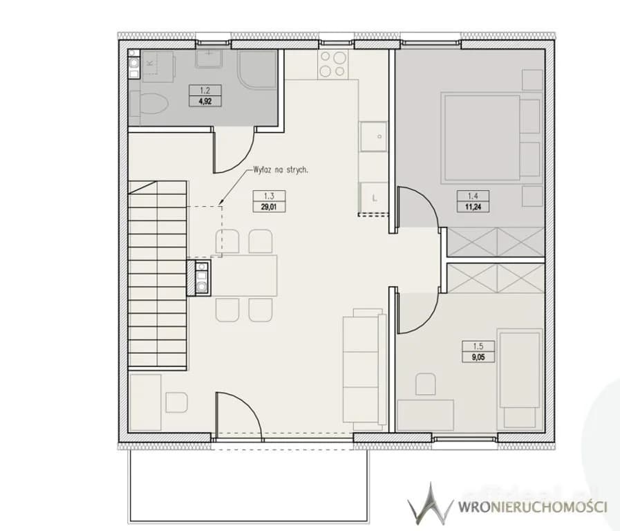 Zdjęcie 5: Mieszkanie, 3 pokoje, 56 m², Pieszyce