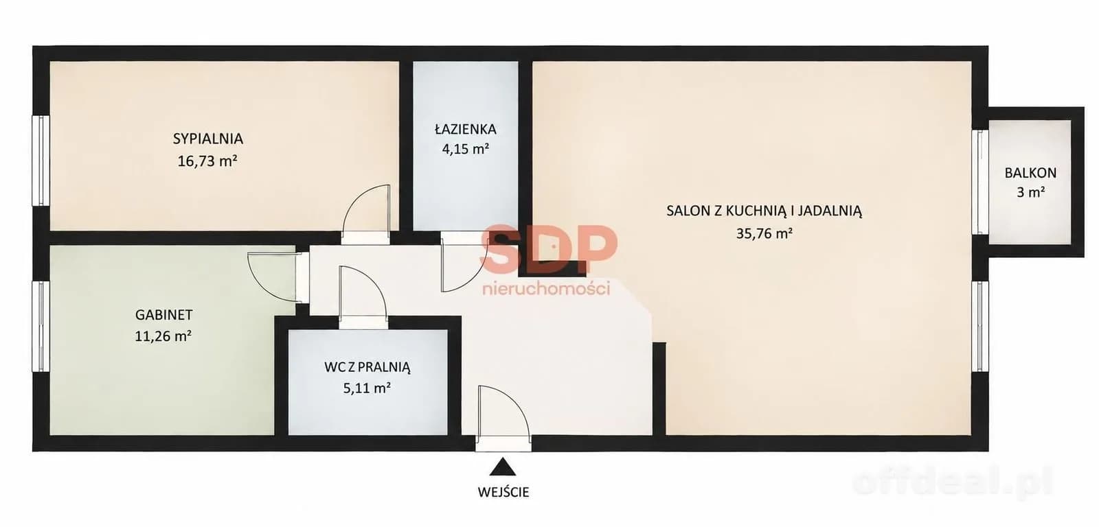 Apartament | Port Popowice | 85,83 m²