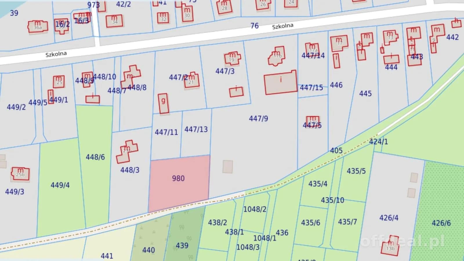 ділянка на продаж у Charzyno | 1 793 m²