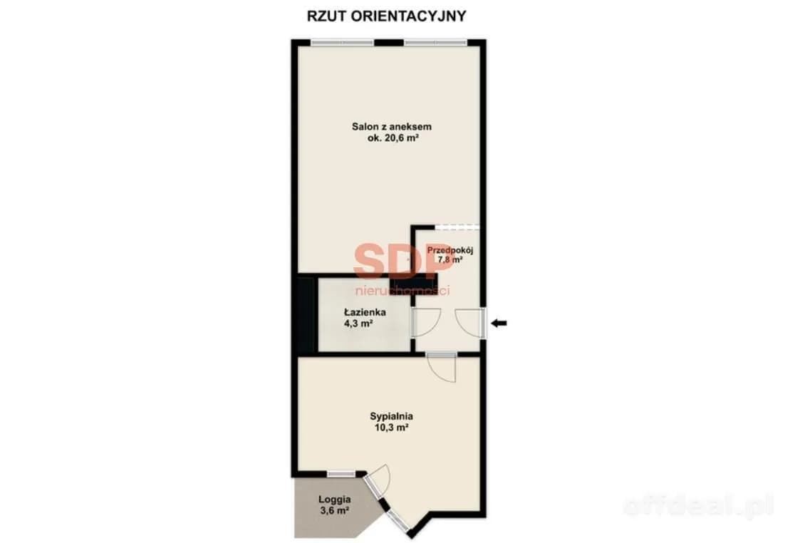 квартира в оренду у Wrocław, Stare Miasto | 2-кімн. | 54,3 m²