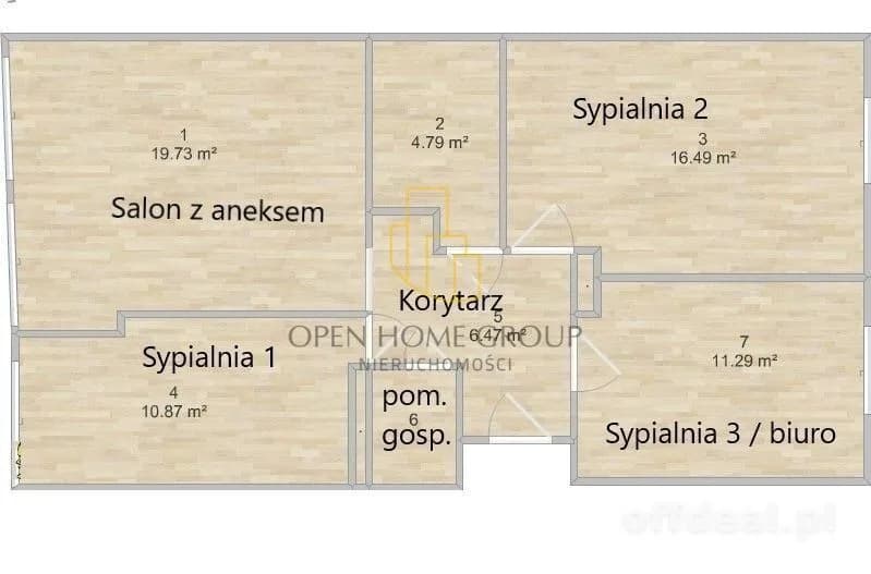 4-Zimmer Wohnung zum Verkauf in Jelenia Góra, Centrum | 72,4 m²