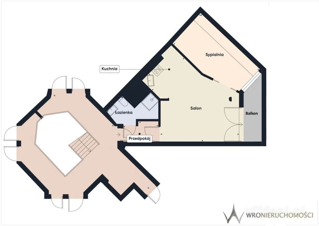 appartement à vendre à Wrocław, Żerniki | 2 pièces | 38,9 m²