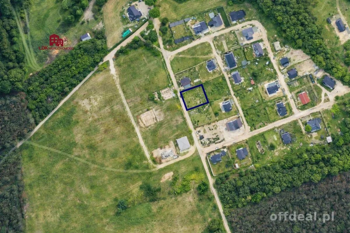 Działka wśród natury, na kameralnym osiedlu