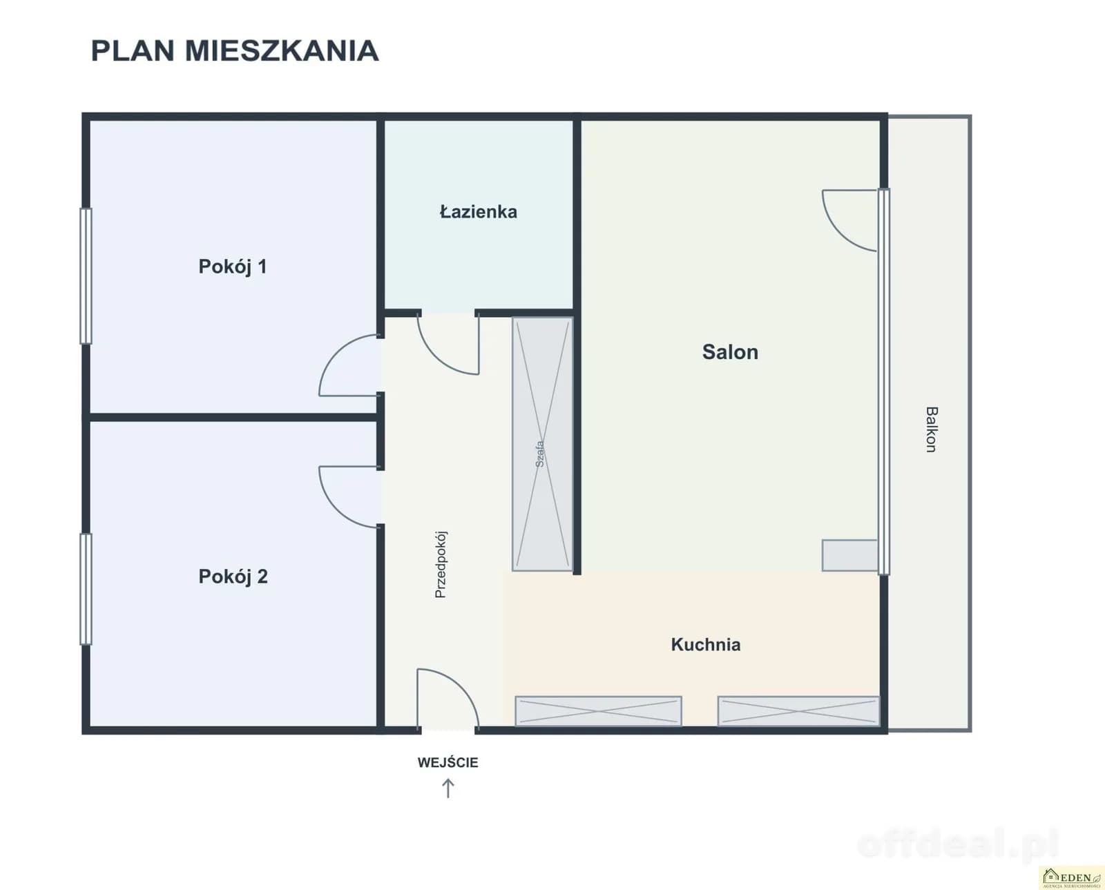 Zdjęcie 17: Mieszkanie, 3 pokoje, 48 m², Łuków