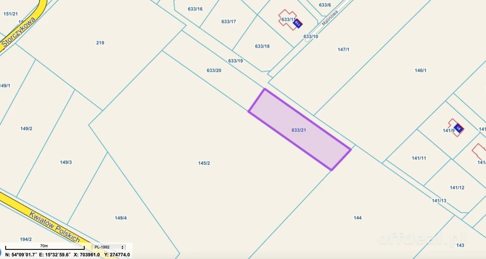 ділянка на продаж у Zieleniewo | 2 346 m²