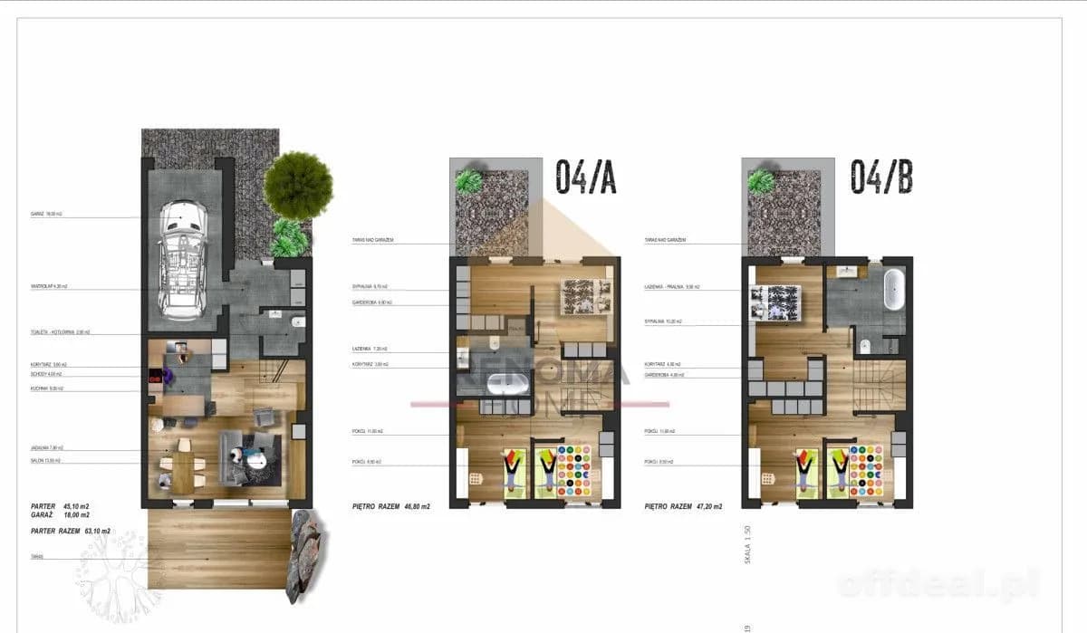 maison à vendre à Wrocław, Fabryczna, Maślice | 4 pièces | 111,79 m²