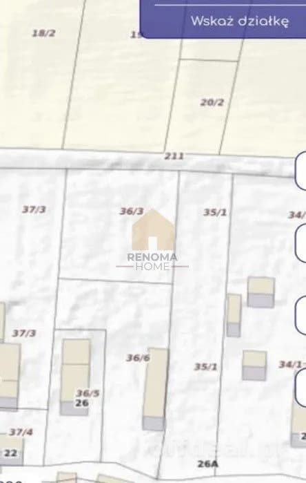 terrain à vendre à Dąbie | 1 700 m²